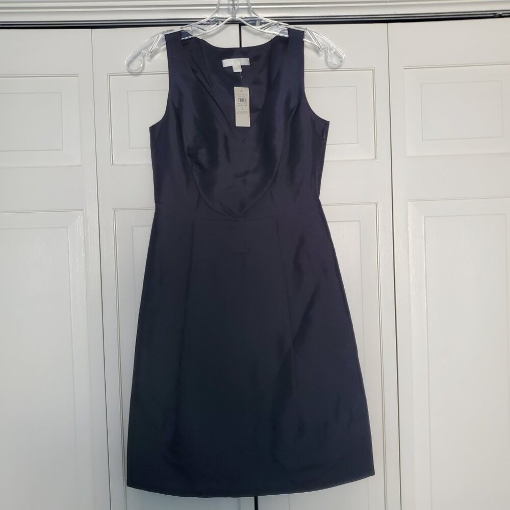 Ann Taylor Silk Shantung A-line dress